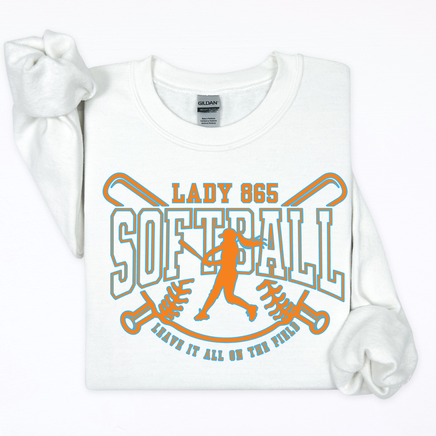 Lady 865- Leave It All On The Field (White Shirt)