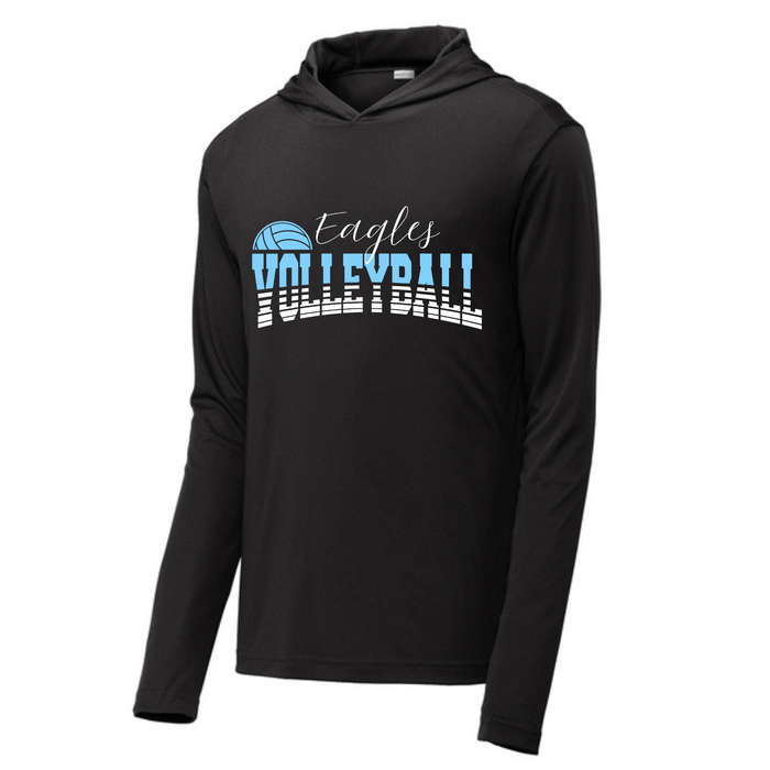Eagles Volleyball- Half ball & Cursive