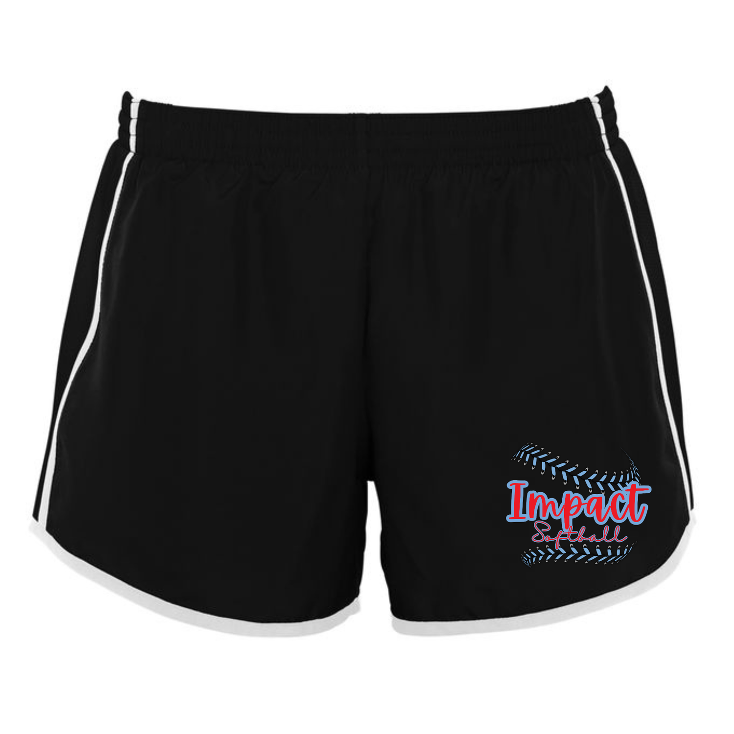 Pulse Shorts with Impact Softball Seams Logo