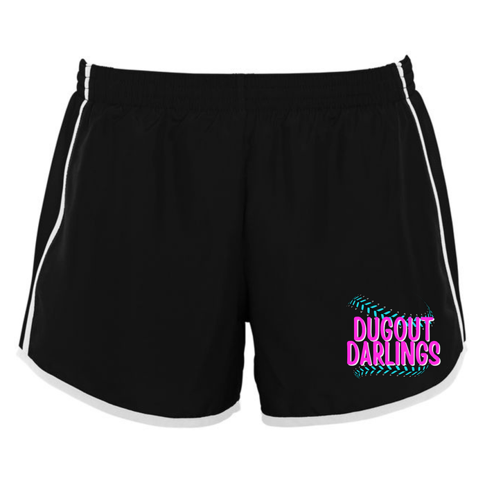 Pulse Shorts- Dugout Darlings Seams Logo