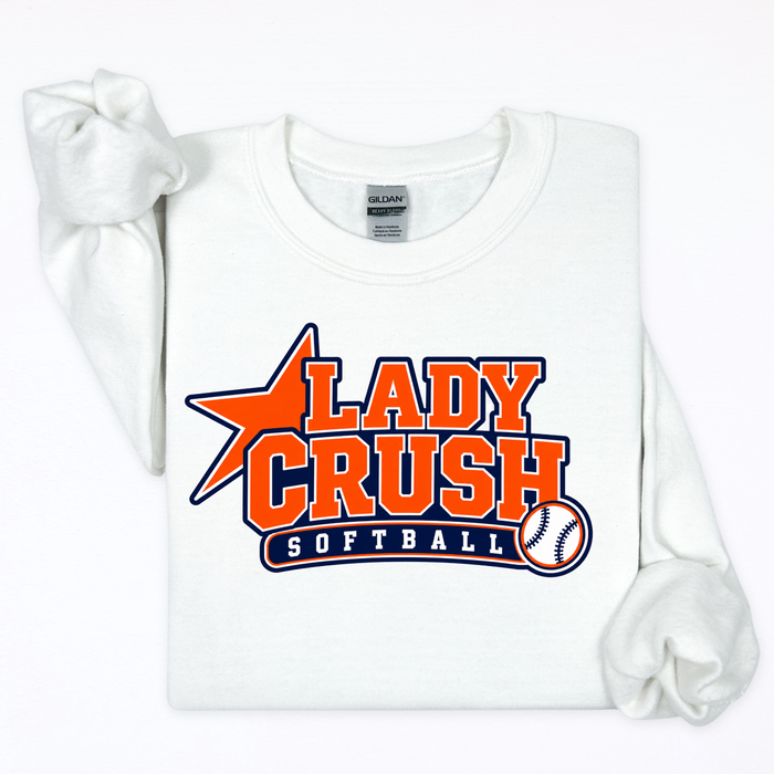 Lady Crush Softball- Star & Ball