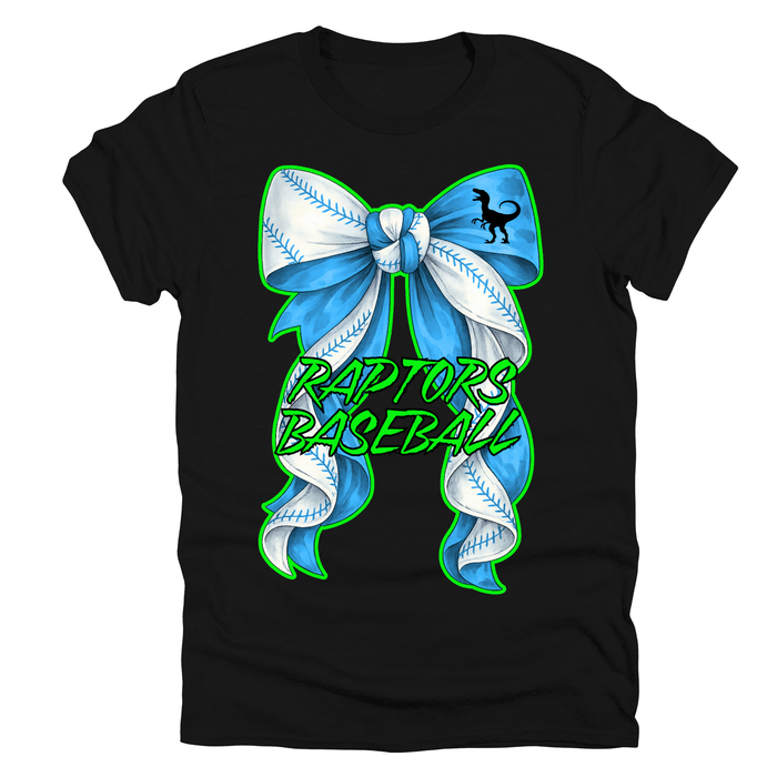 Raptors Baseball Bow