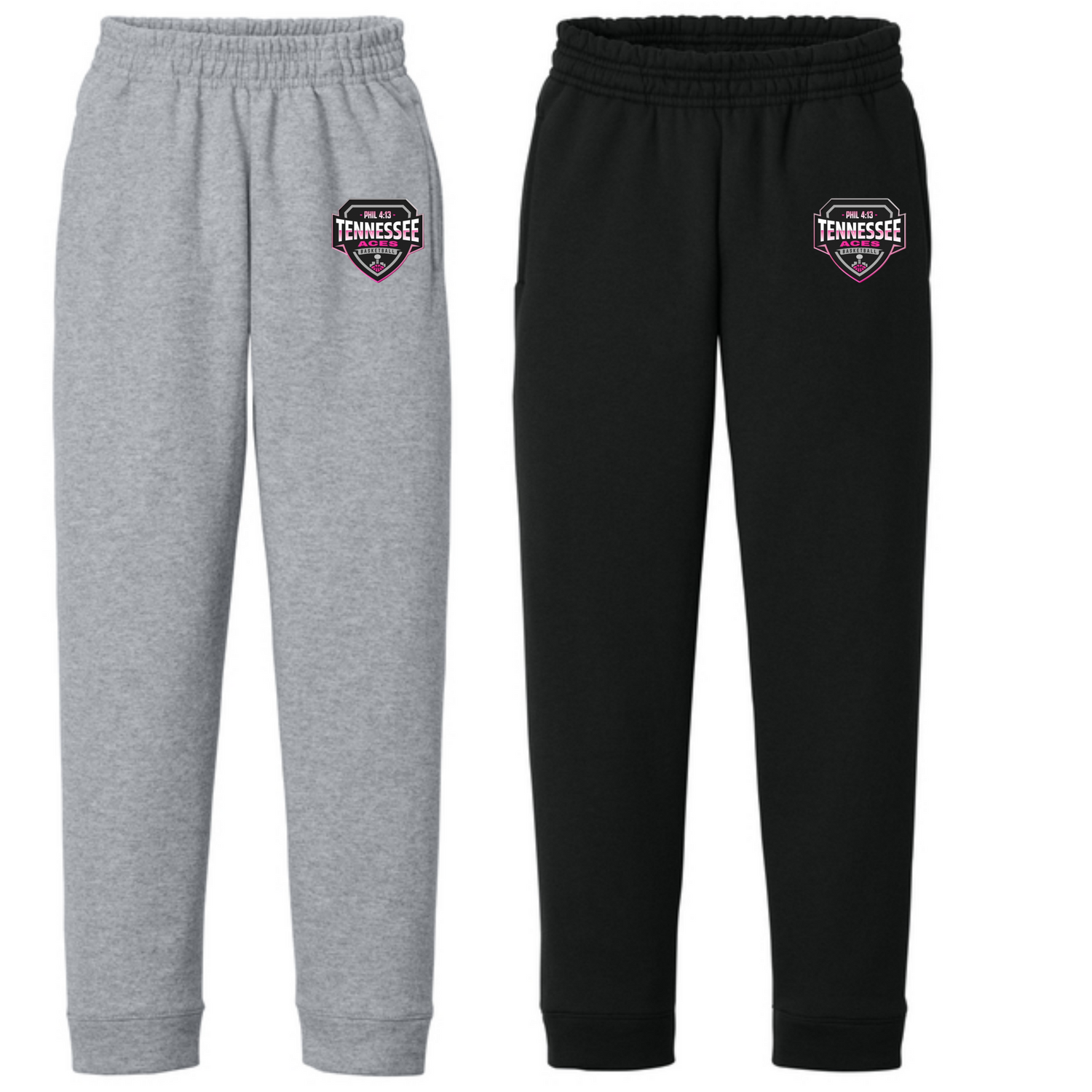 Joggers with Aces Logo