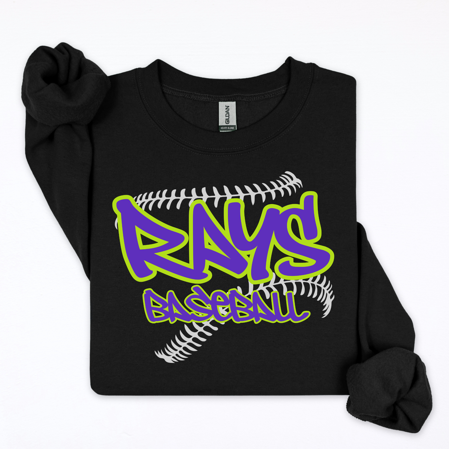 Rays Baseball- Seams Behind
