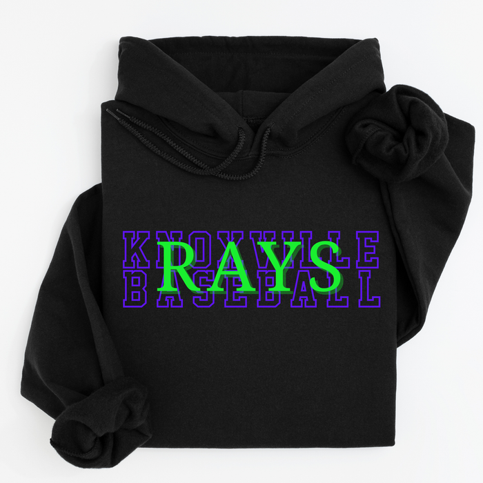 Knoxville Baseball Outline Rays