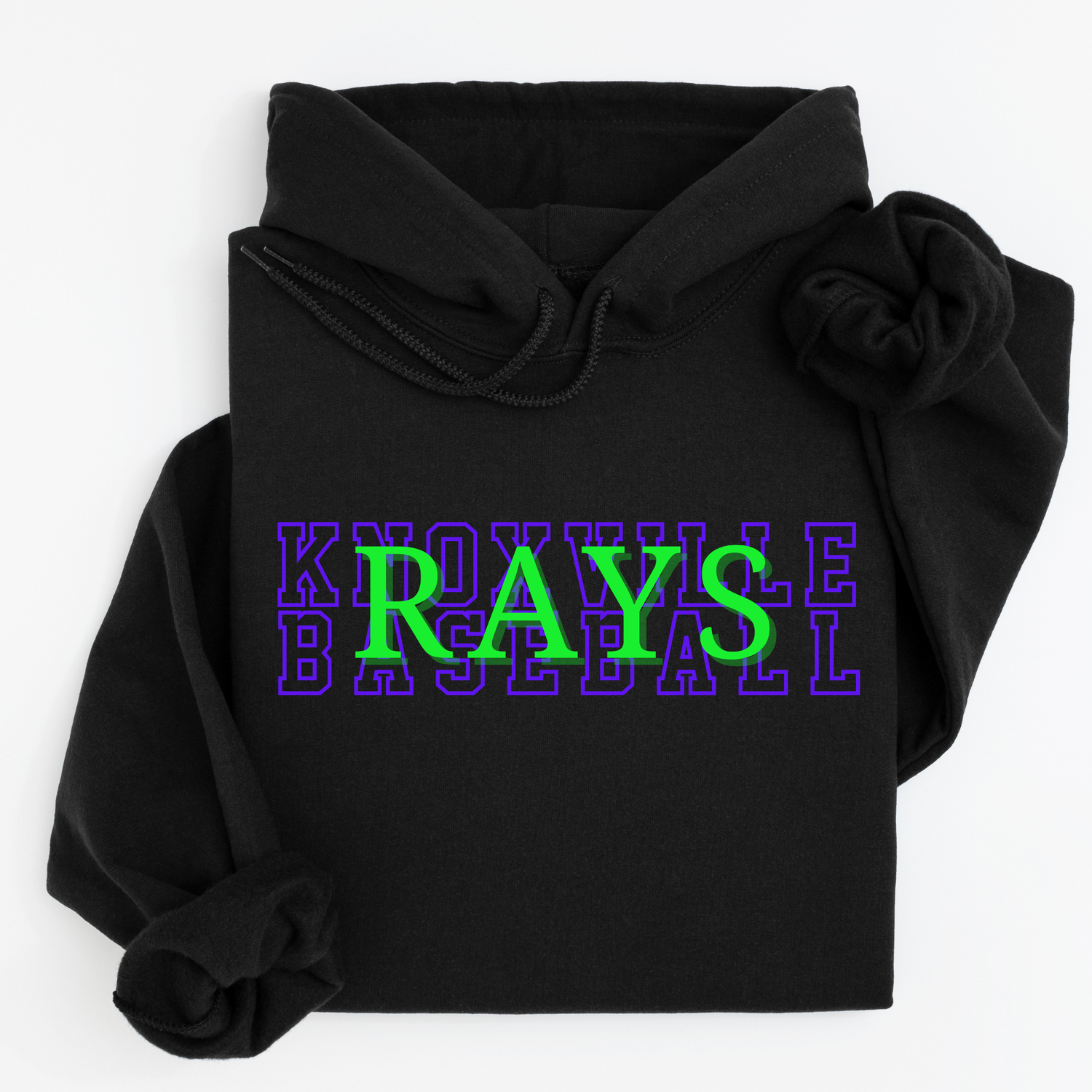 Knoxville Baseball Outline Rays