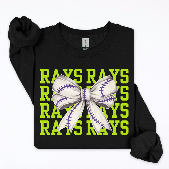 Rays Rays- Baseball Bow