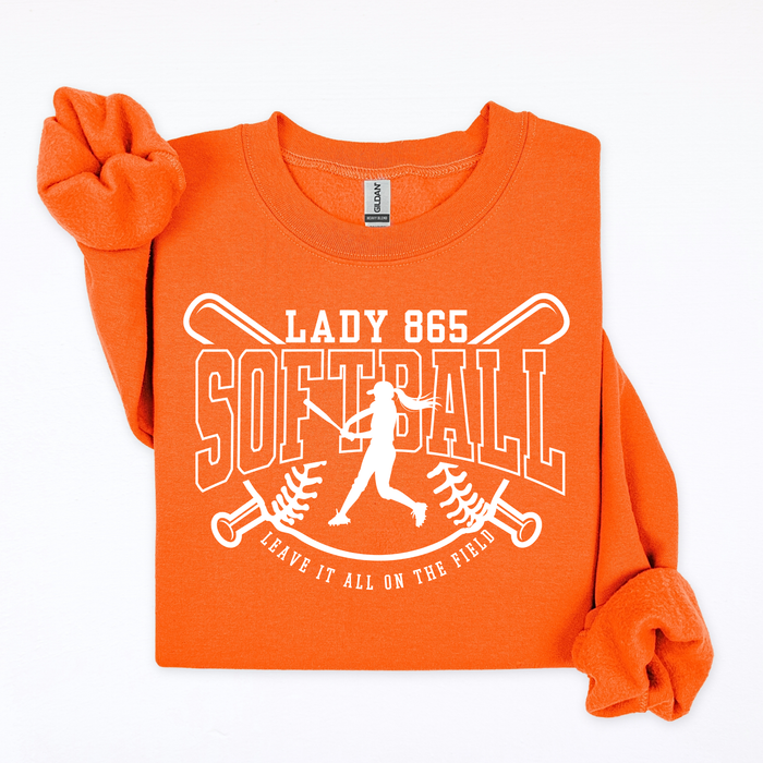 Lady 865- Leave It All On The Field (Orange Shirt)