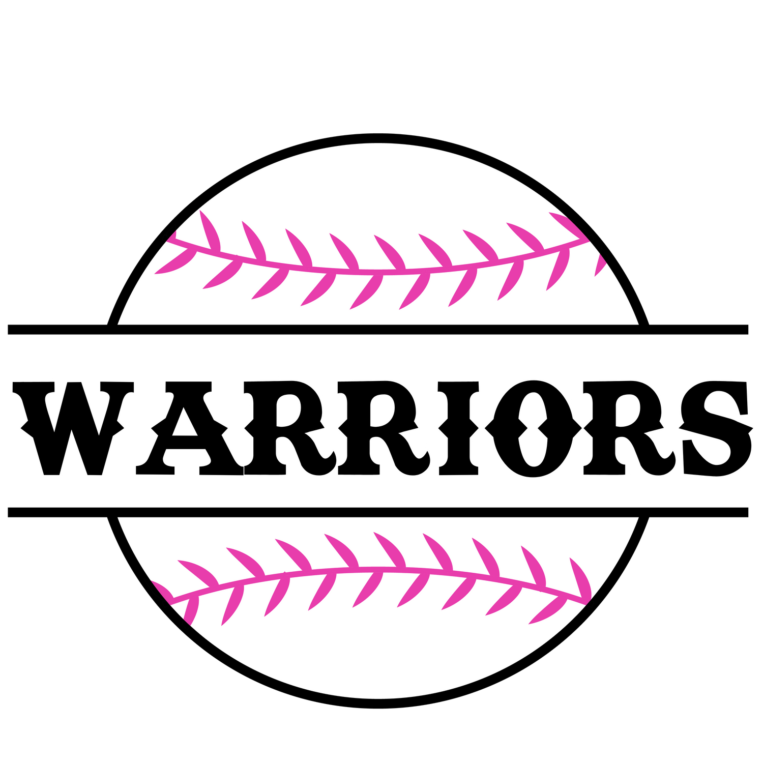 Custom Warriors Print (Pink)