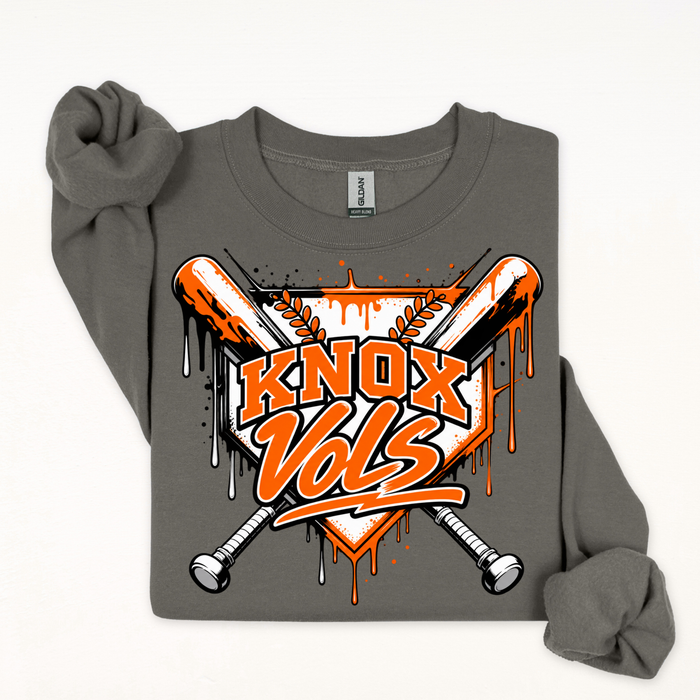 Knox Vols- Drip Bats & Plate
