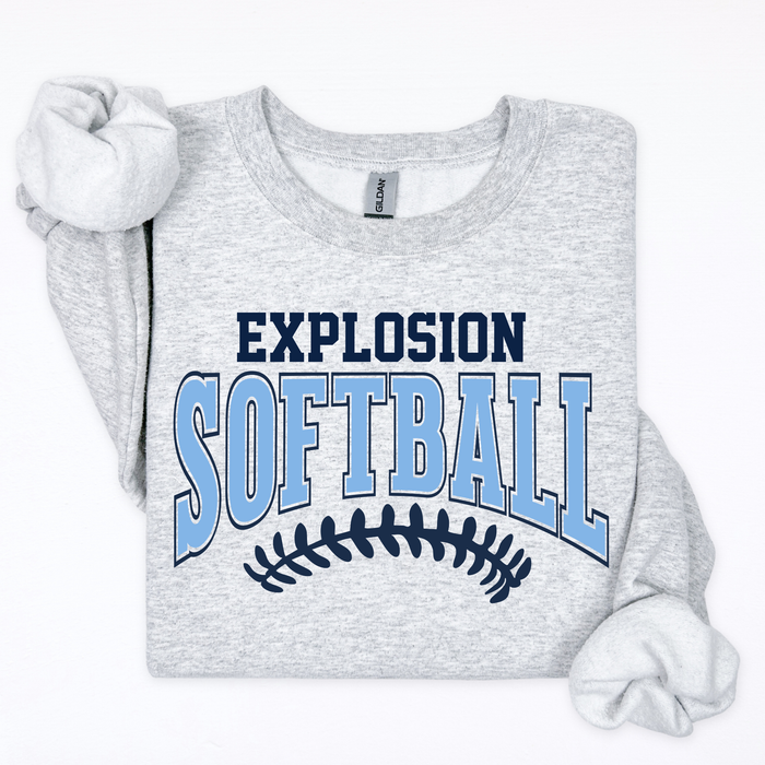 Explosion Softball Seams Underneath
