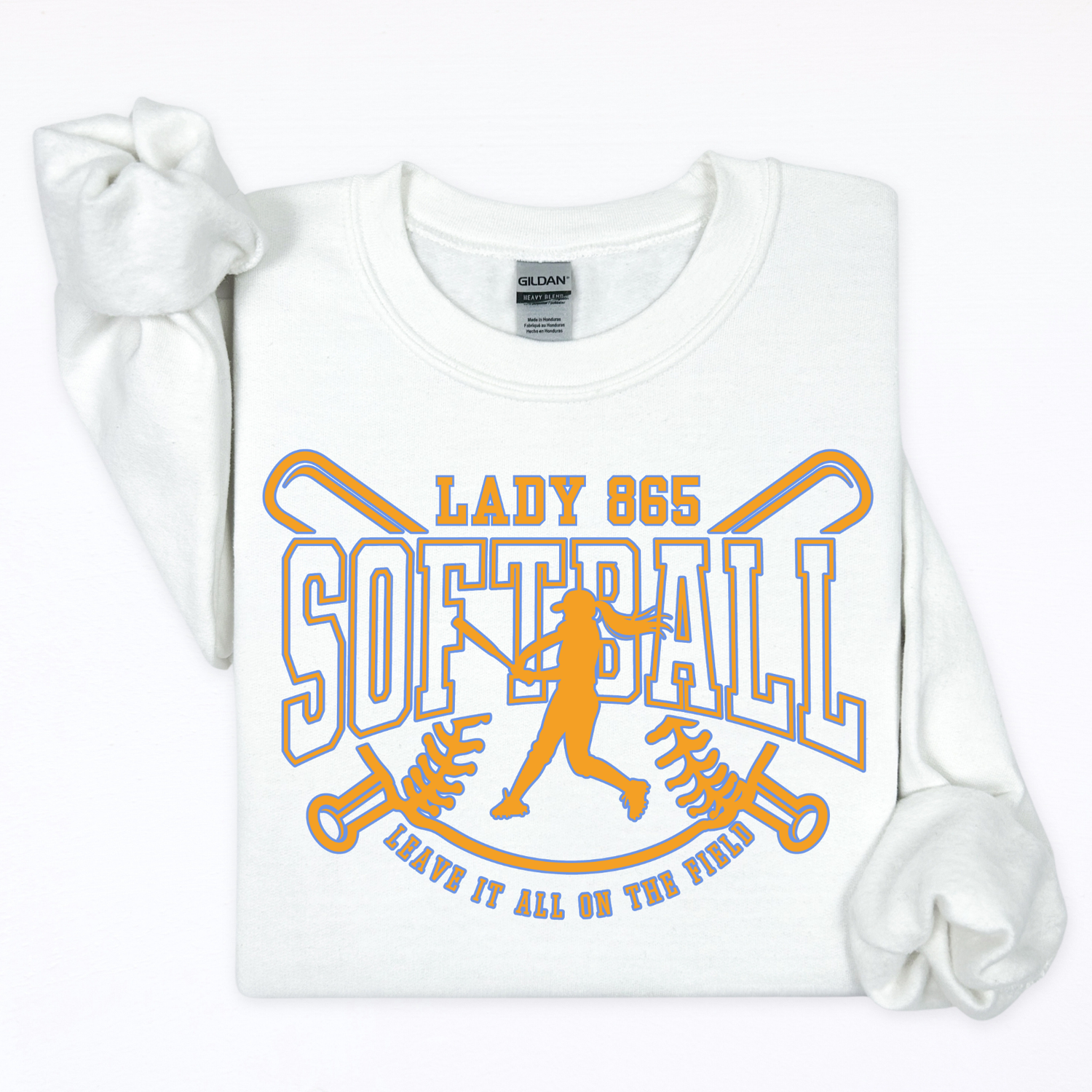 Lady 865-Leave It All- Orange & Blue