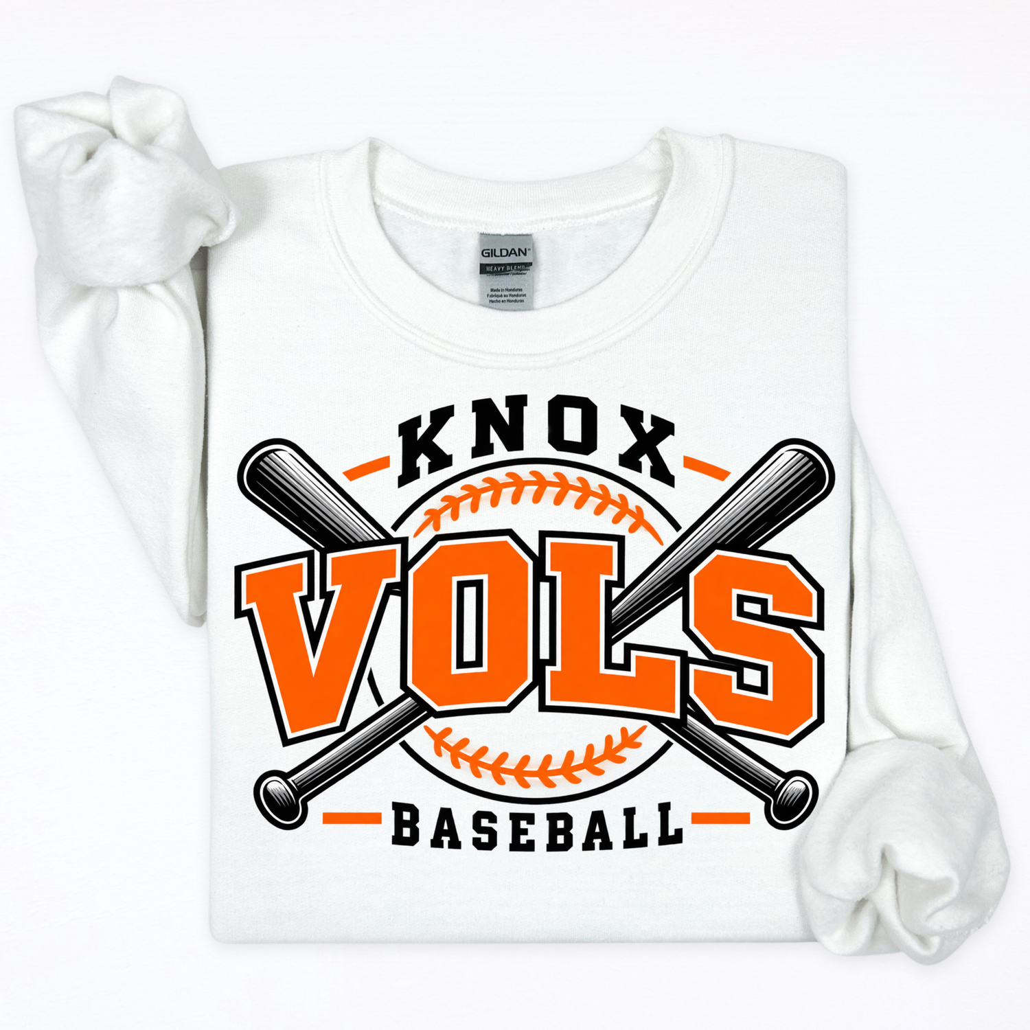 Knox Vols Baseball-Bats Crossed