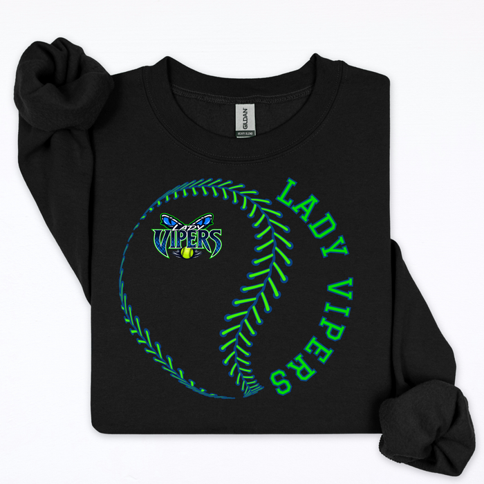 Lady Vipers-Softball Seams w/ Logo