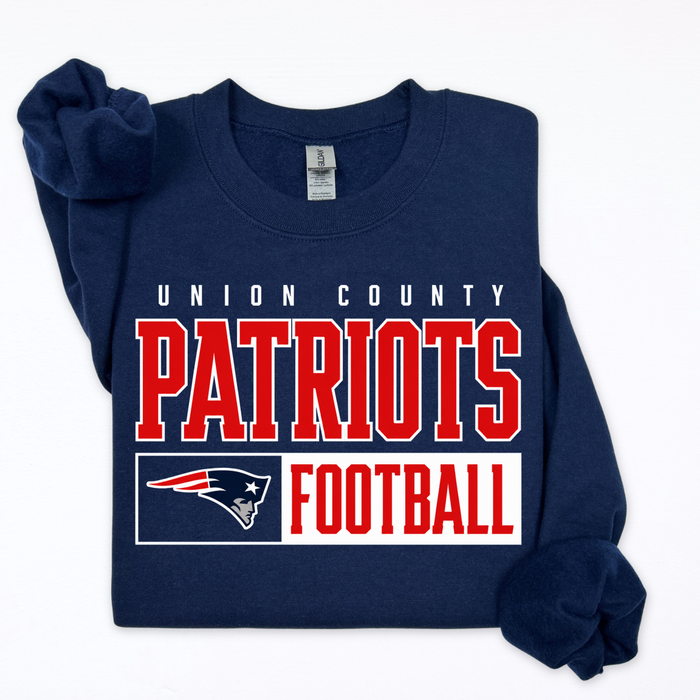 Union County Patriots-Football with Patriot