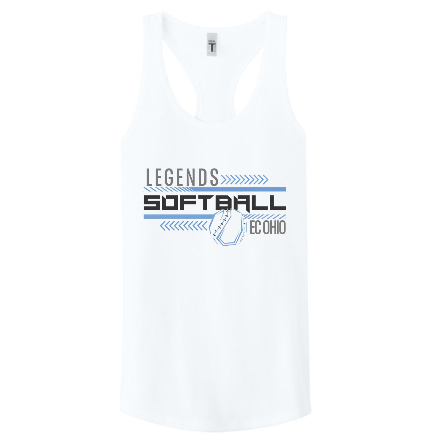 EC Ohio Legends Womens Racerback Tank-Digital