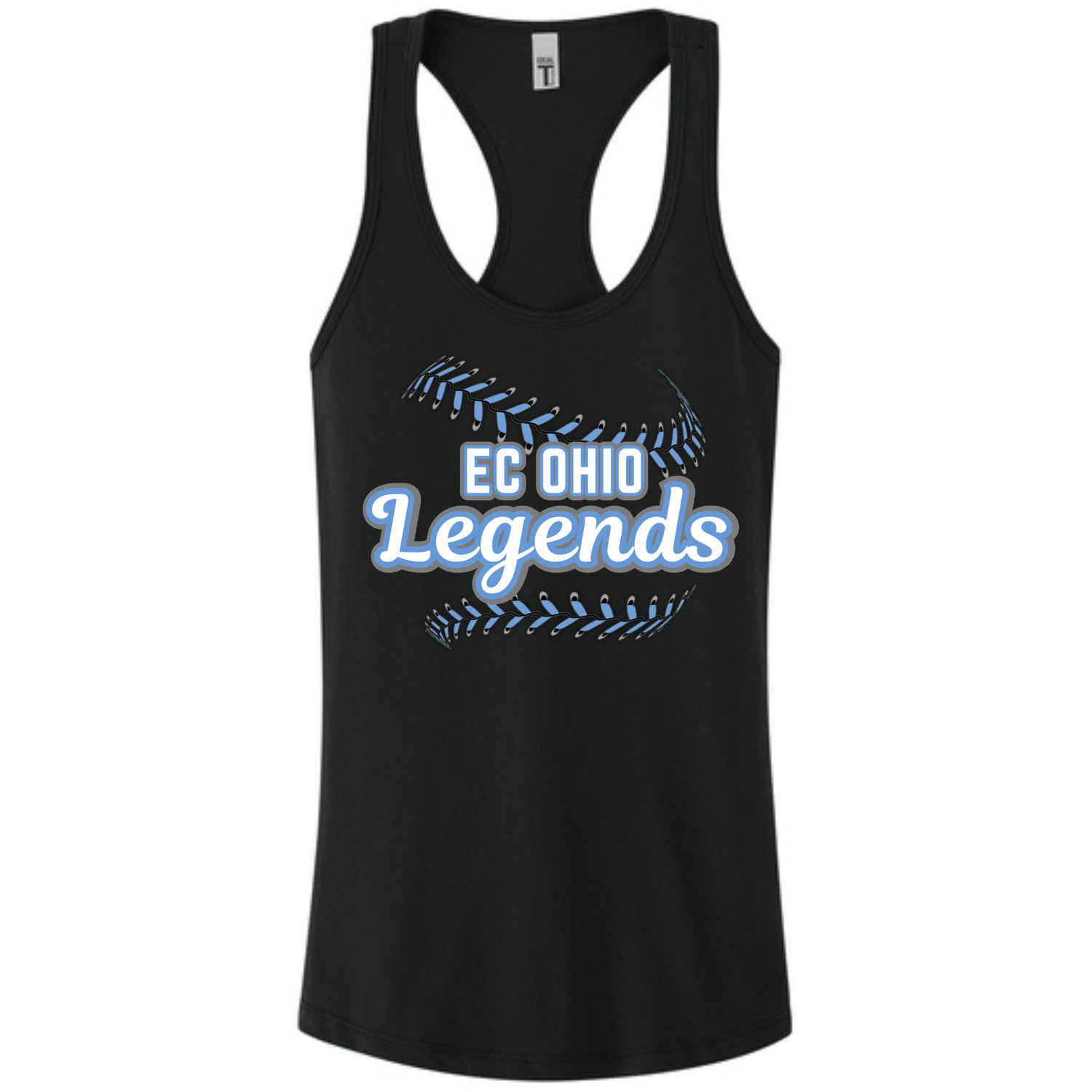 EC Ohio Legends Womens Racerback Tank-Seams