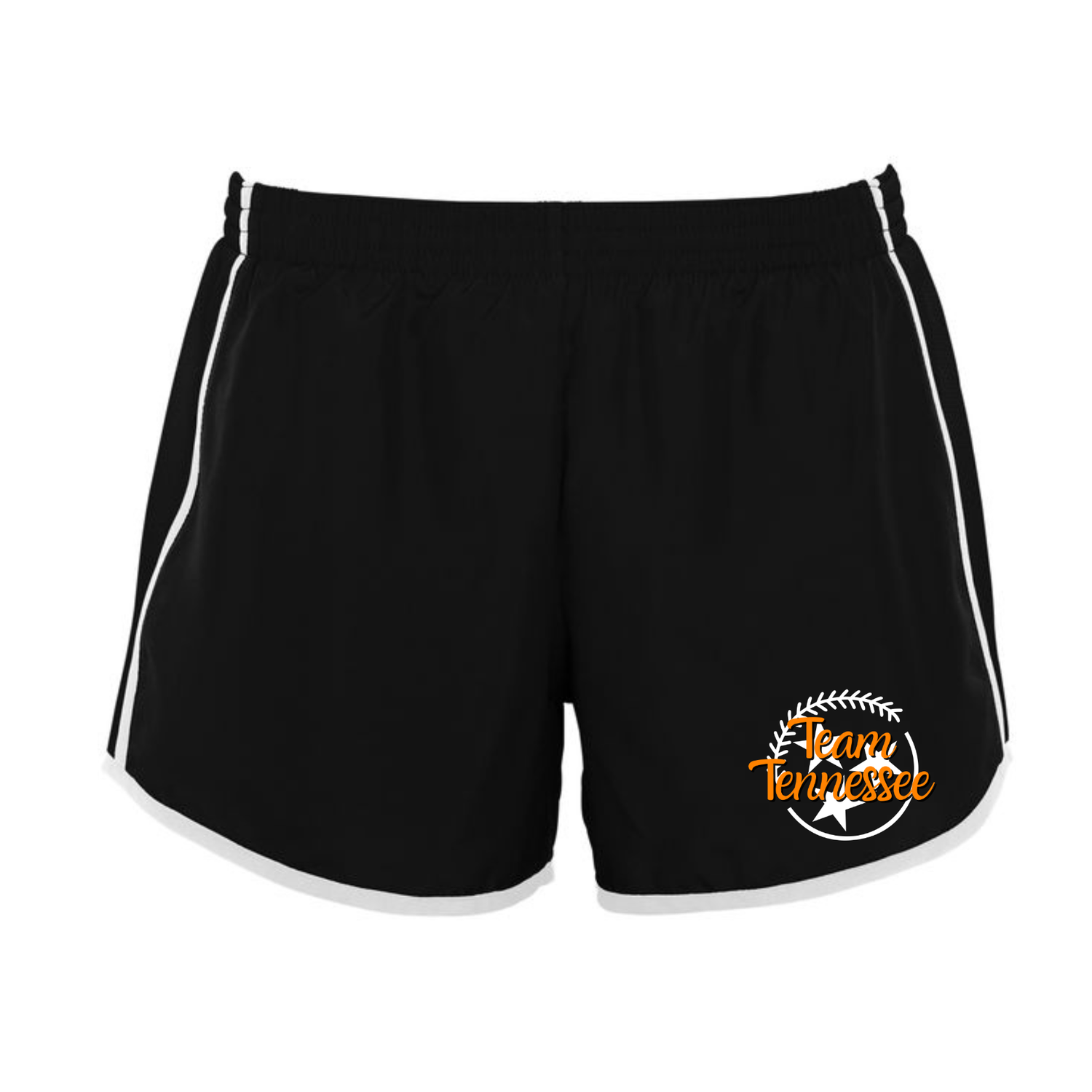 Pulse Shorts- Team Tennessee Cursive Tristar Seams Logo