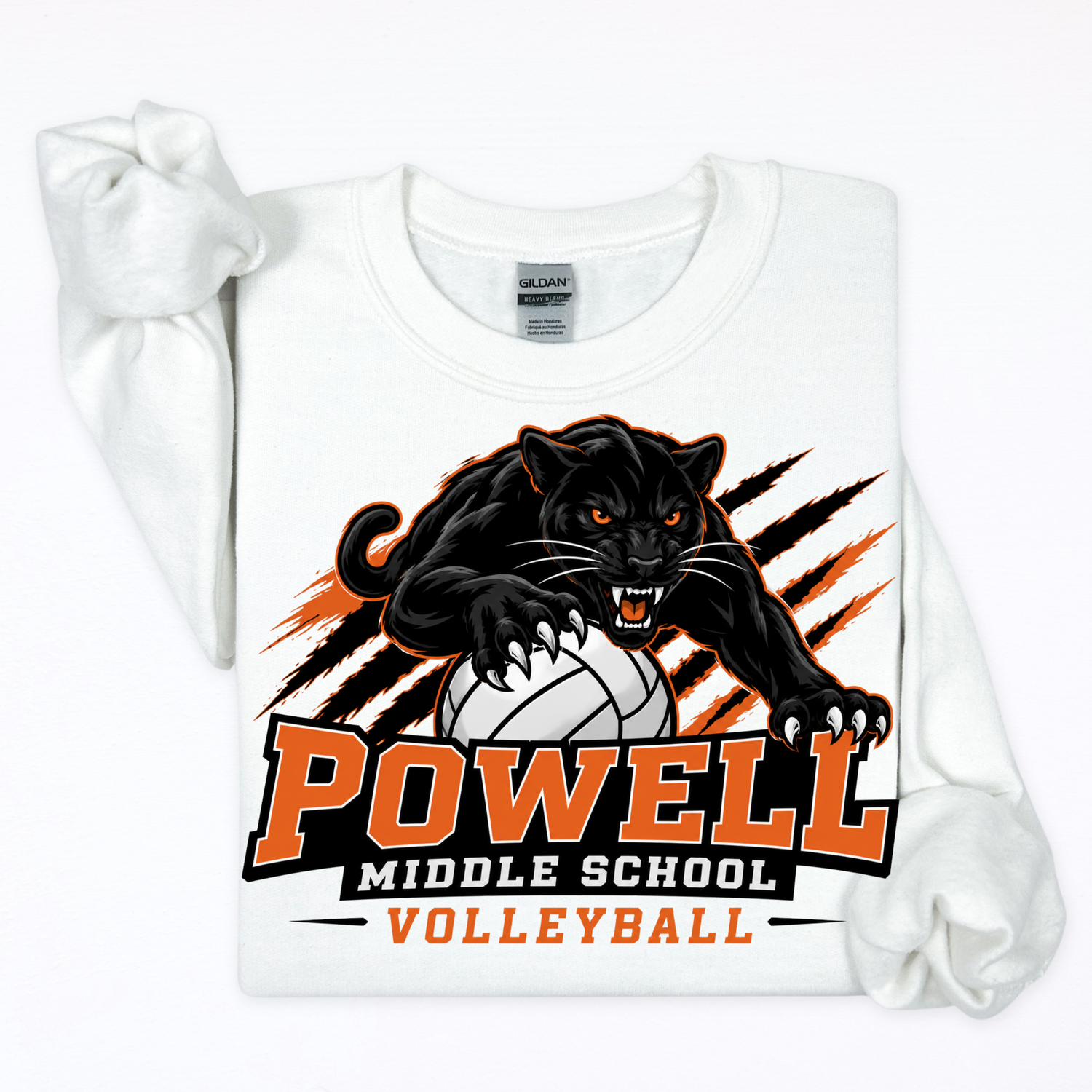 Powell Panthers Volleyball- Claw Marks