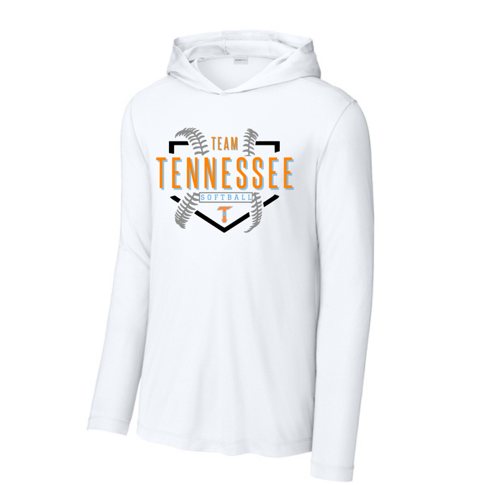 Long Sleeve Drifit w/ Hood- Team Tennessee Plate & Seams