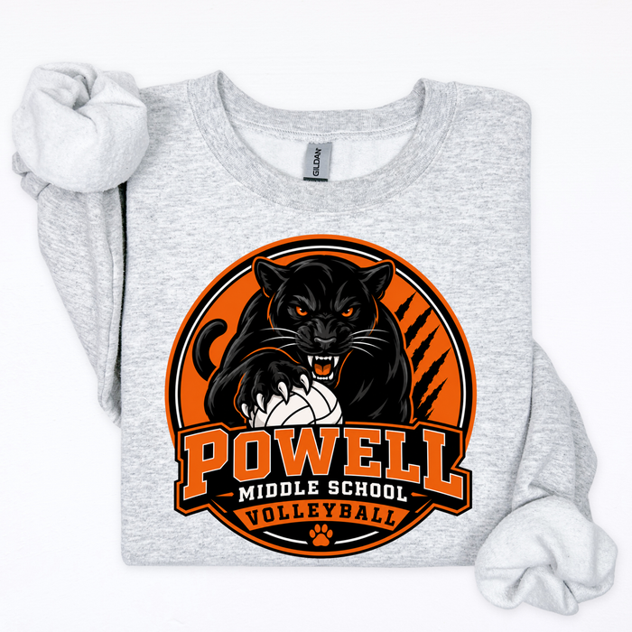 Powell Panthers Volleyball-Logo
