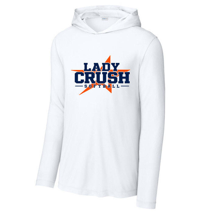 Long Sleeve Drifit w/ Hood- Lady Crush- Star Behind