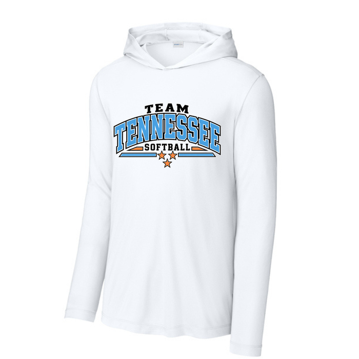 Long Sleeve Drifit w/ Hood- Team Tennessee Lines & Stars