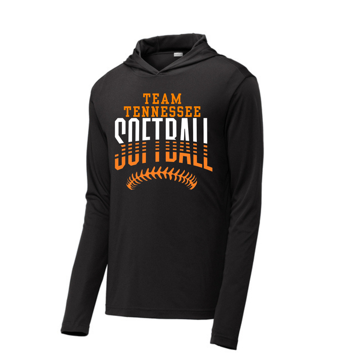 Long Sleeve Drifit w/ Hood- Team Tennessee Seams Underneath