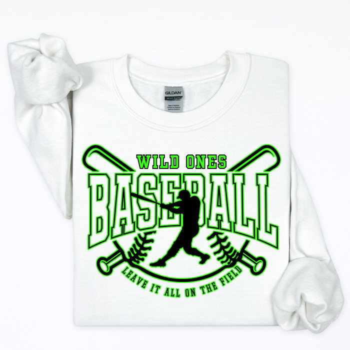 Wild Ones- Leave it all on the field (White)