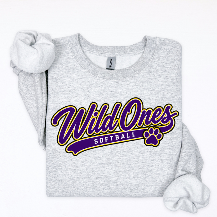 Wild Ones Softball- Cursive