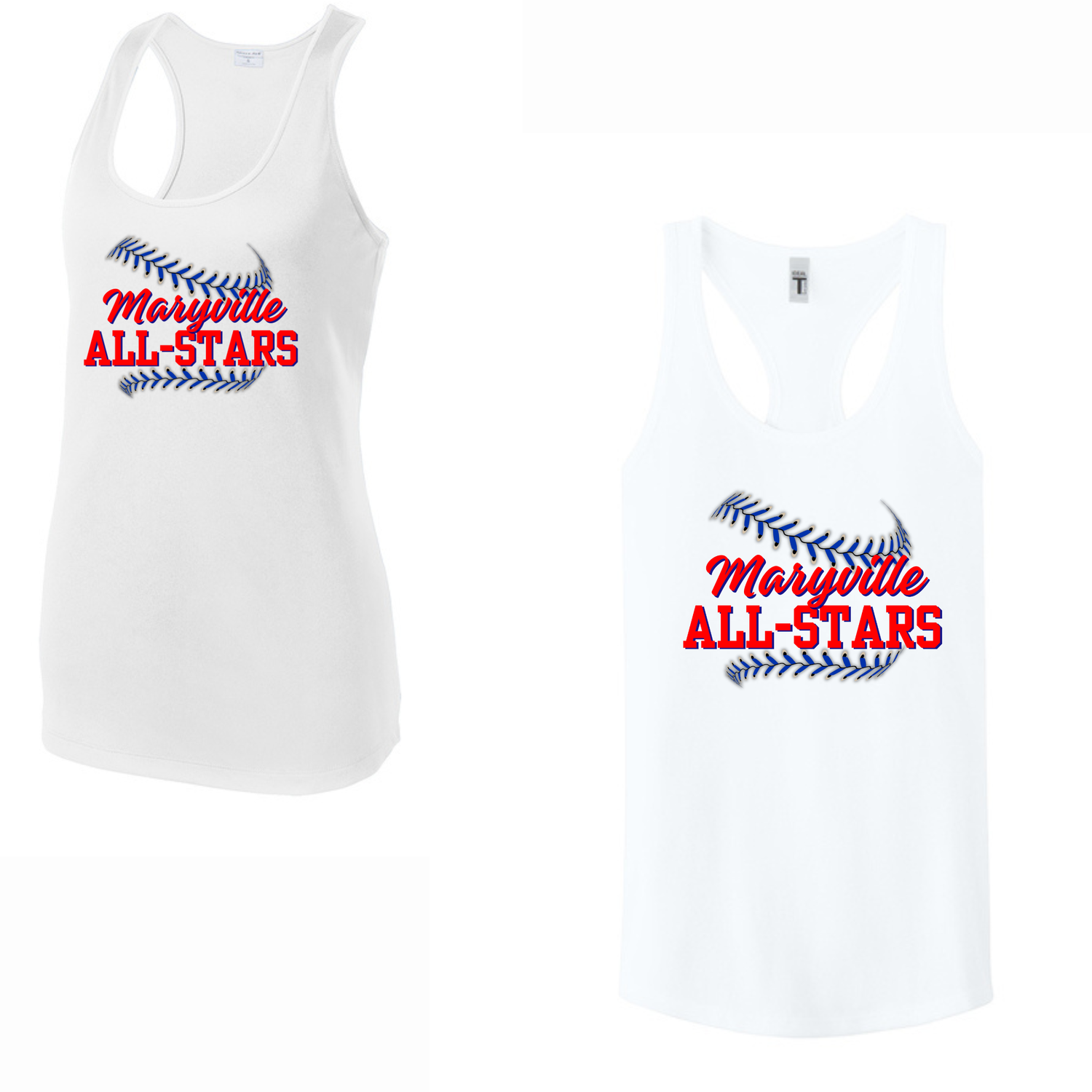 Womens Racerback Tank Top- Maryville Seams