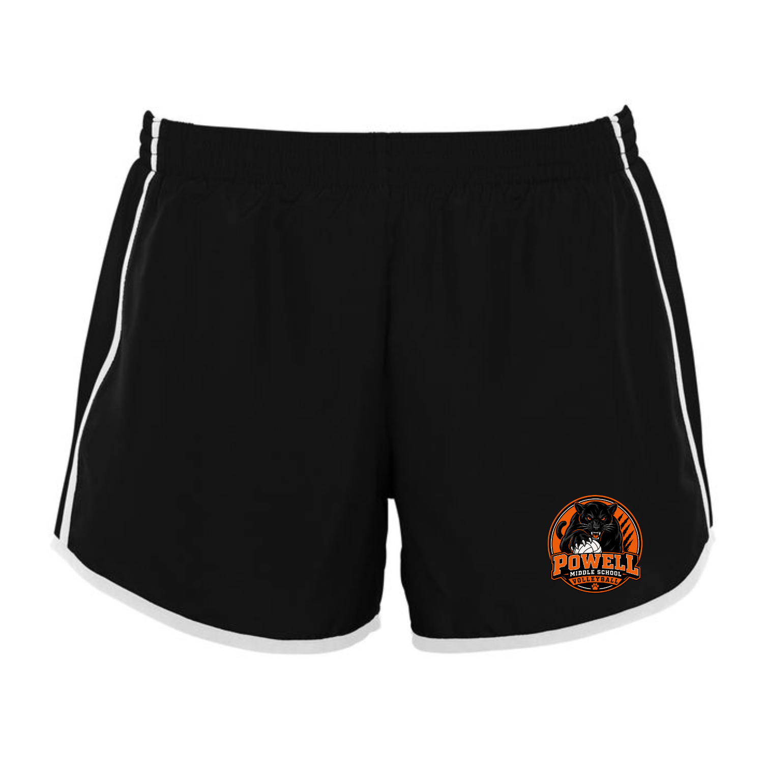 Pulse Shorts- Powell Volleyball Logo