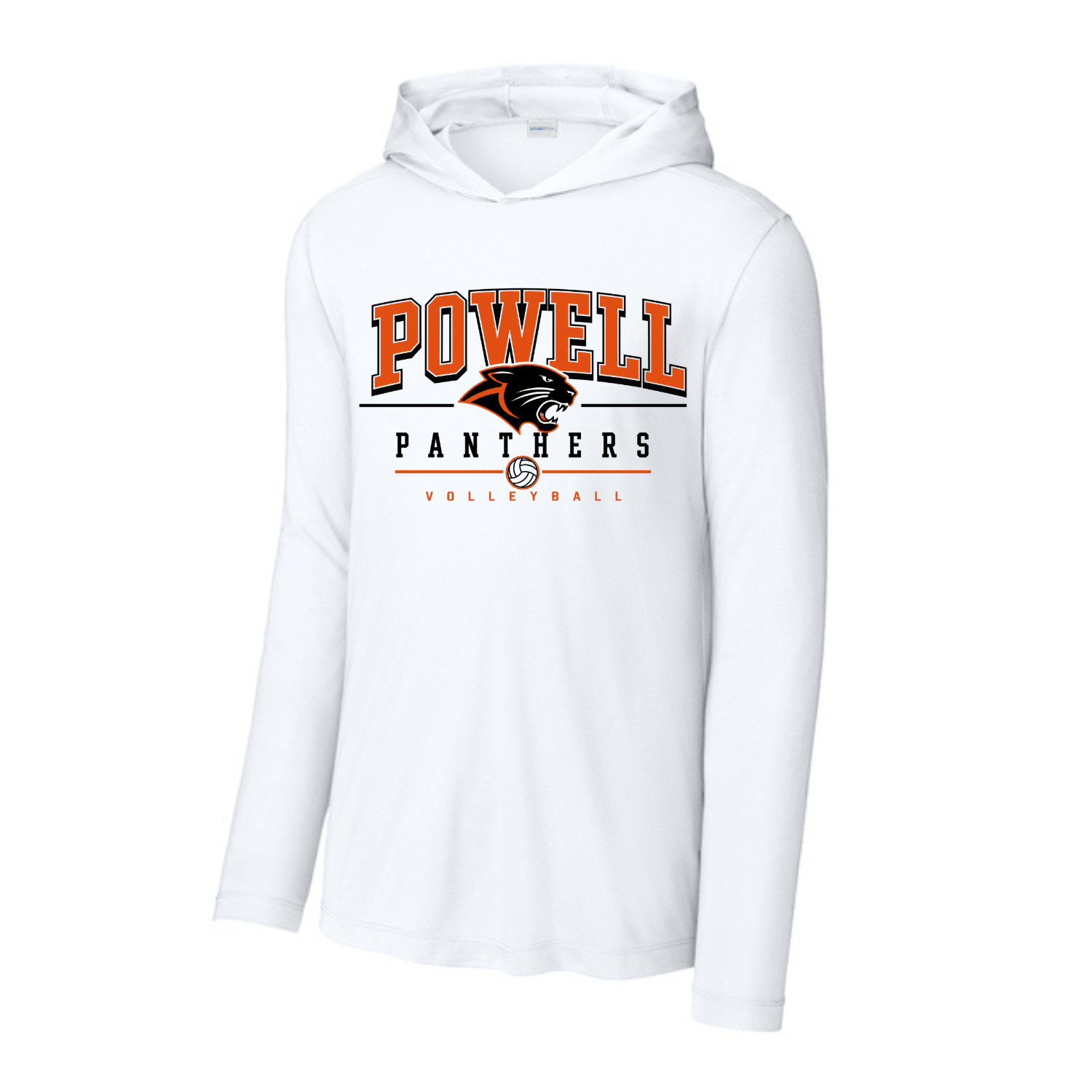 Long Sleeve Drifit w/ Hood- Powell Panthers-Neat