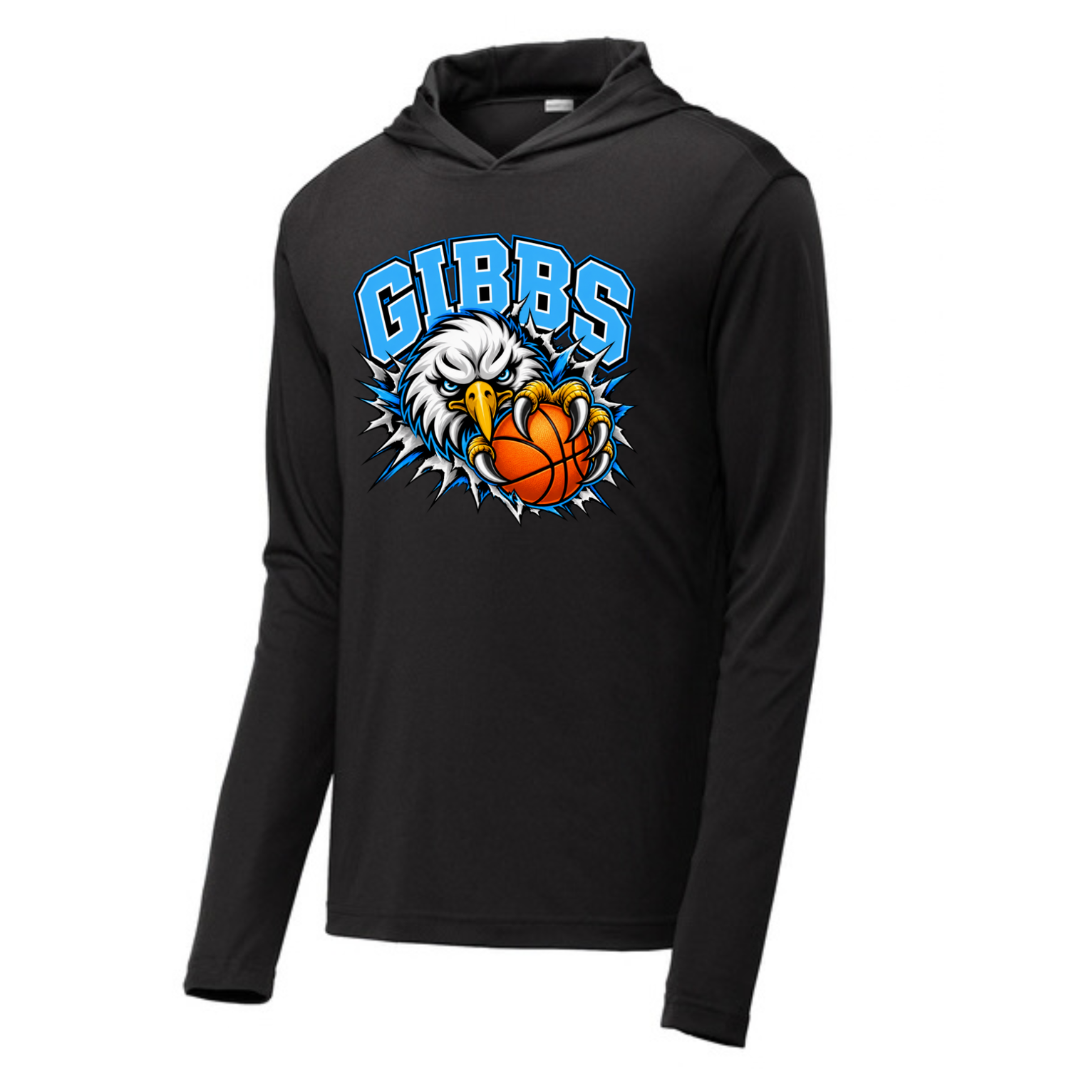 Long Sleeve Drifit w/ Hood- Gibbs Basketball- Eagle Breakthrough