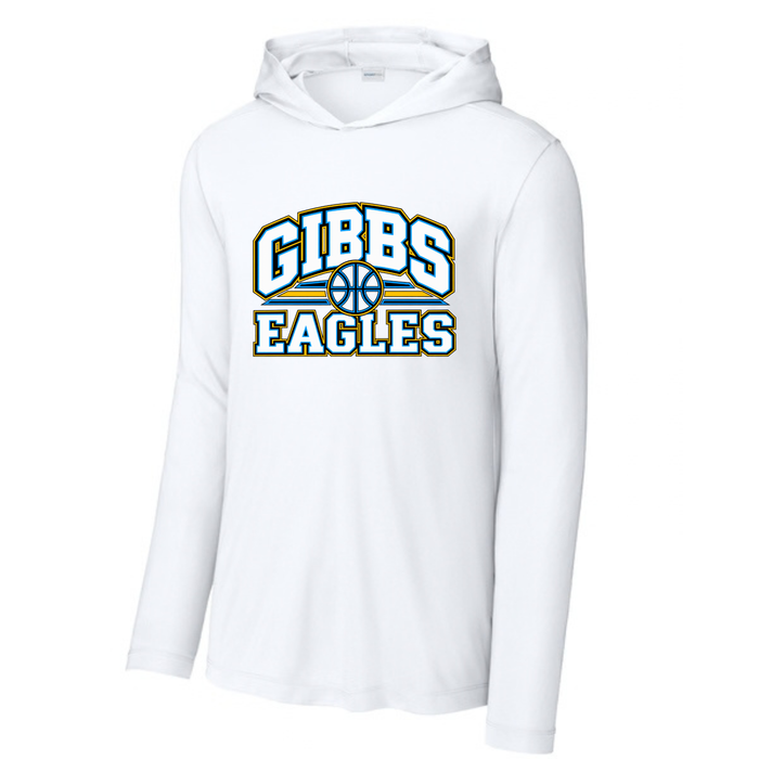 Long Sleeve Drifit w/ Hood- Gibbs Basketball Eagles