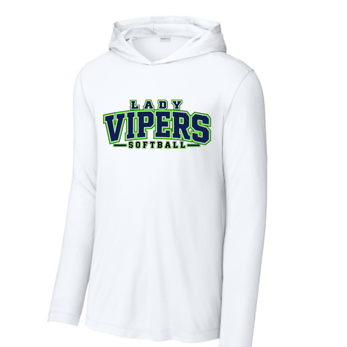 Long Sleeve Drifit w/ Hood- Lady Vipers Collegiate