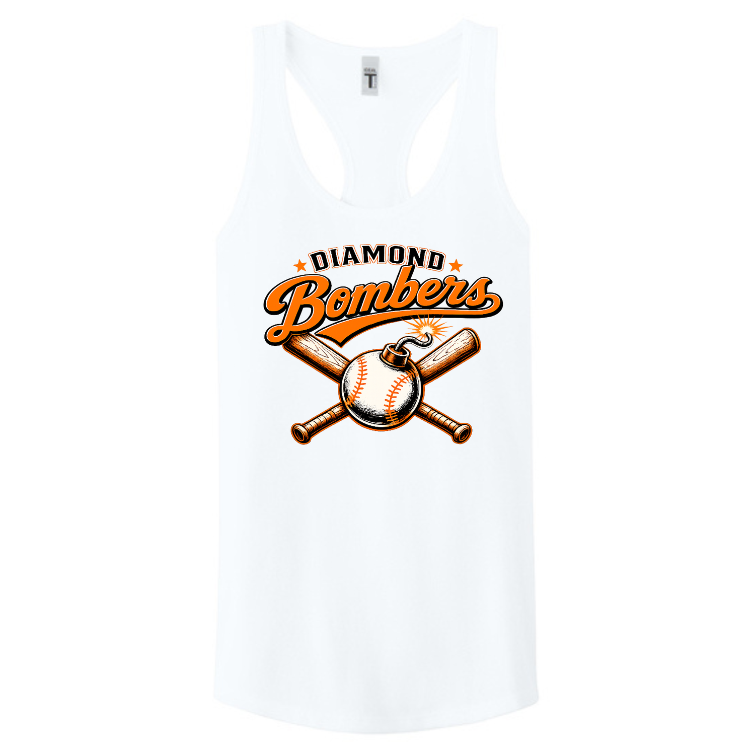 Women's Racerback Tank- Bombers Logo