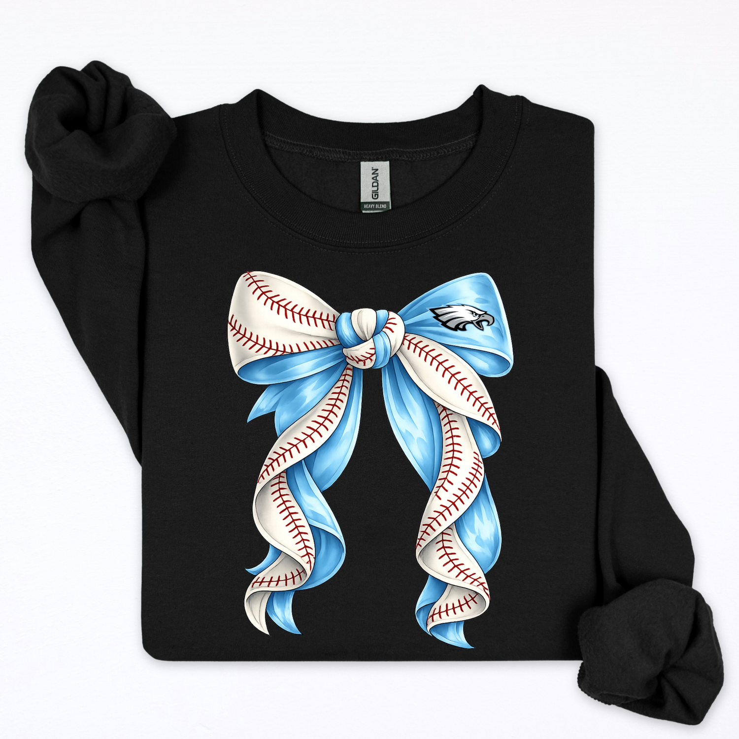 Eagles Baseball Bow w/ Eagle