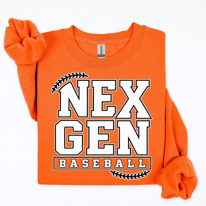NEX-GEN Baseball- Orange Shirt