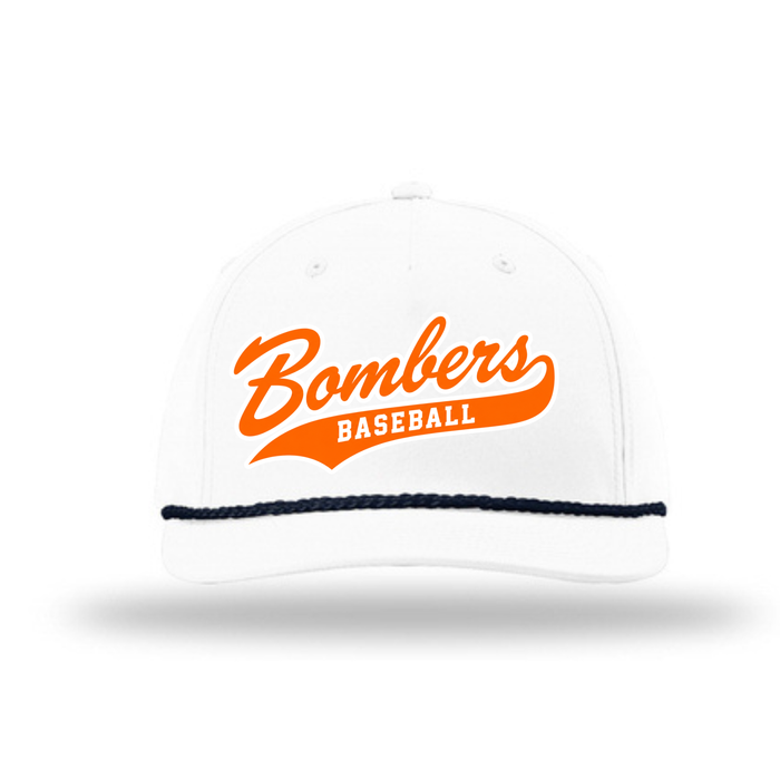 Richardson Black Rope Hat- DTF PRINT Logo Hat (NO Customization)