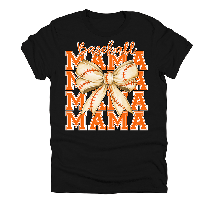 Baseball Mama w/ Bow