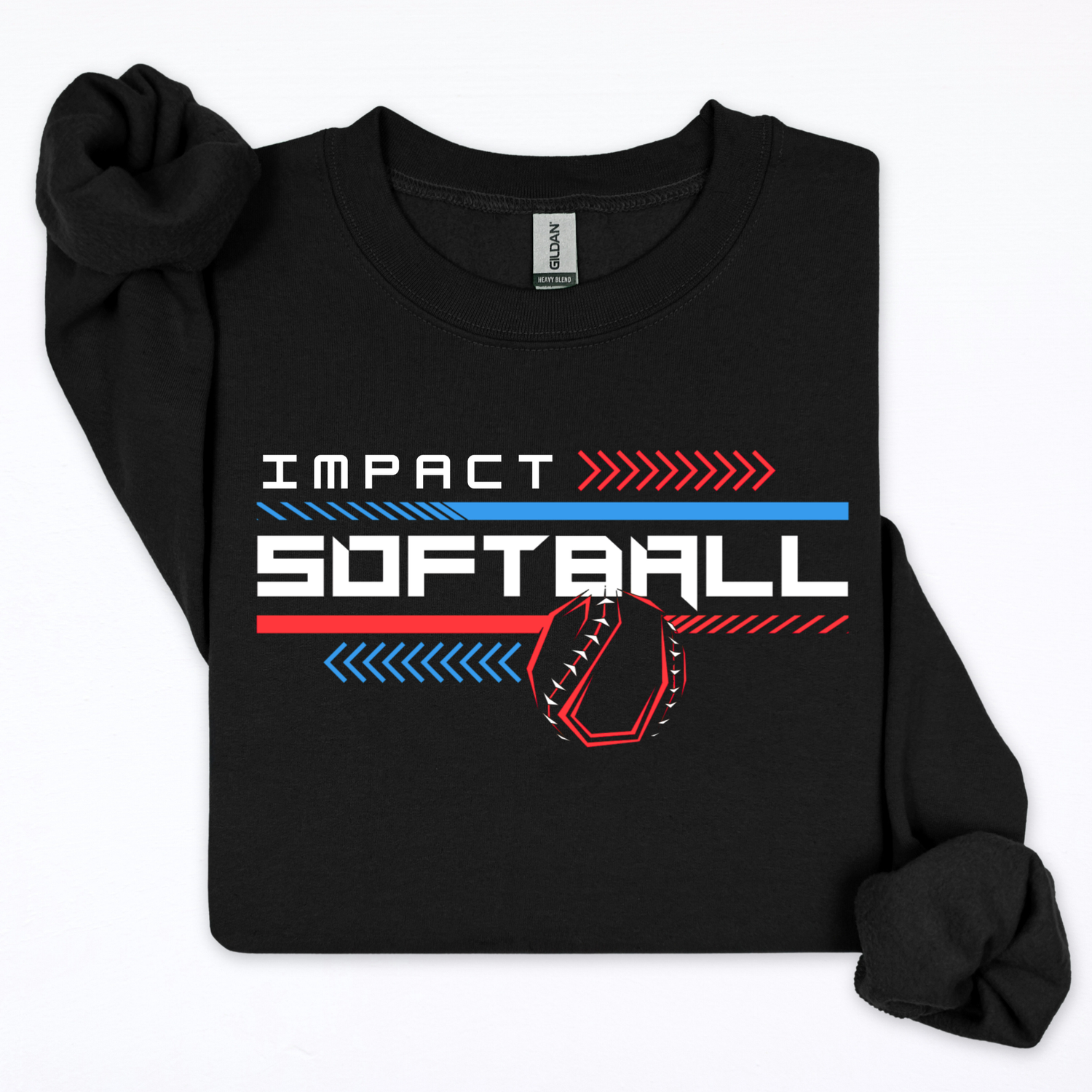 Impact Softball- Digital (Black shirt)