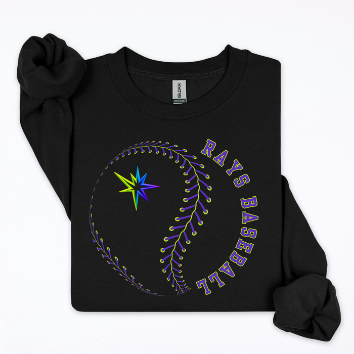 Rays- Seams Baseball w/ Logo