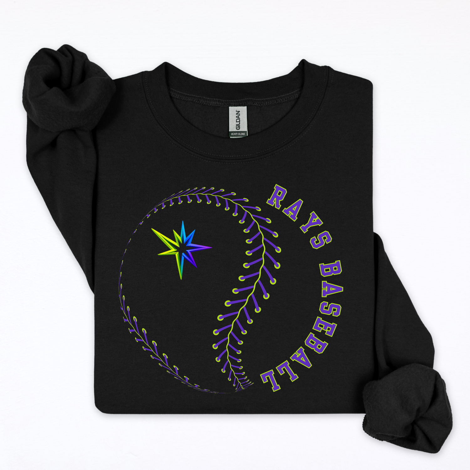 Rays- Seams Baseball w/ Logo
