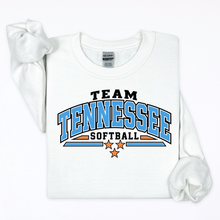 Team Tennessee Softball- Lines and Stars
