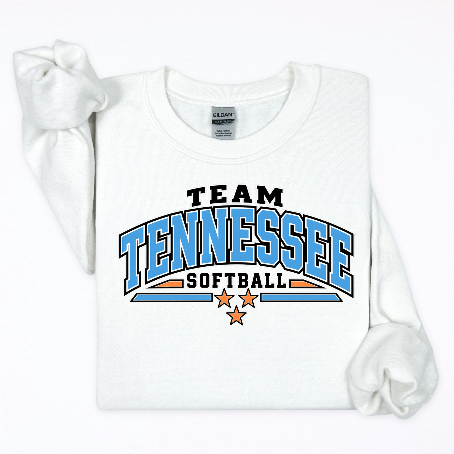 Team Tennessee Softball- Lines and Stars