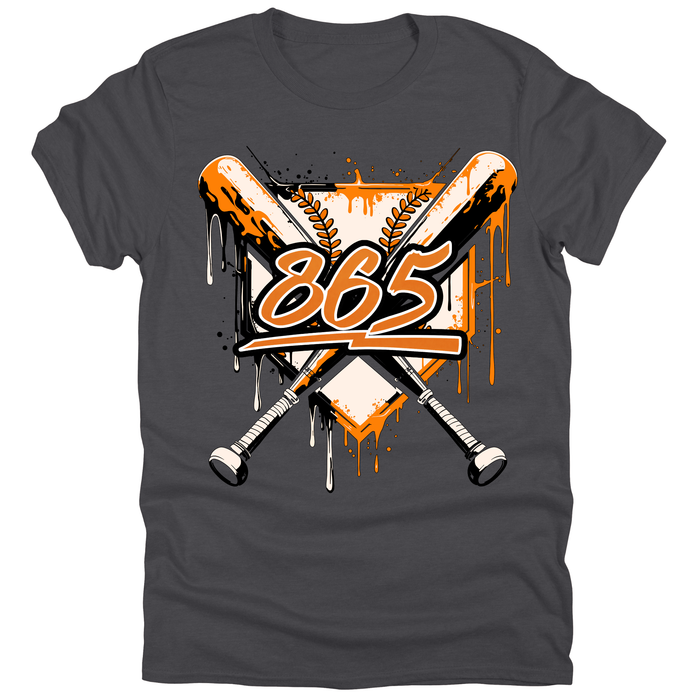 865 Baseball Drip Plate & Bats