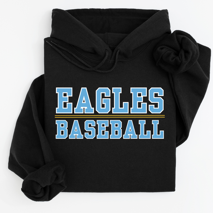 Eagles Baseball- Gold Lines
