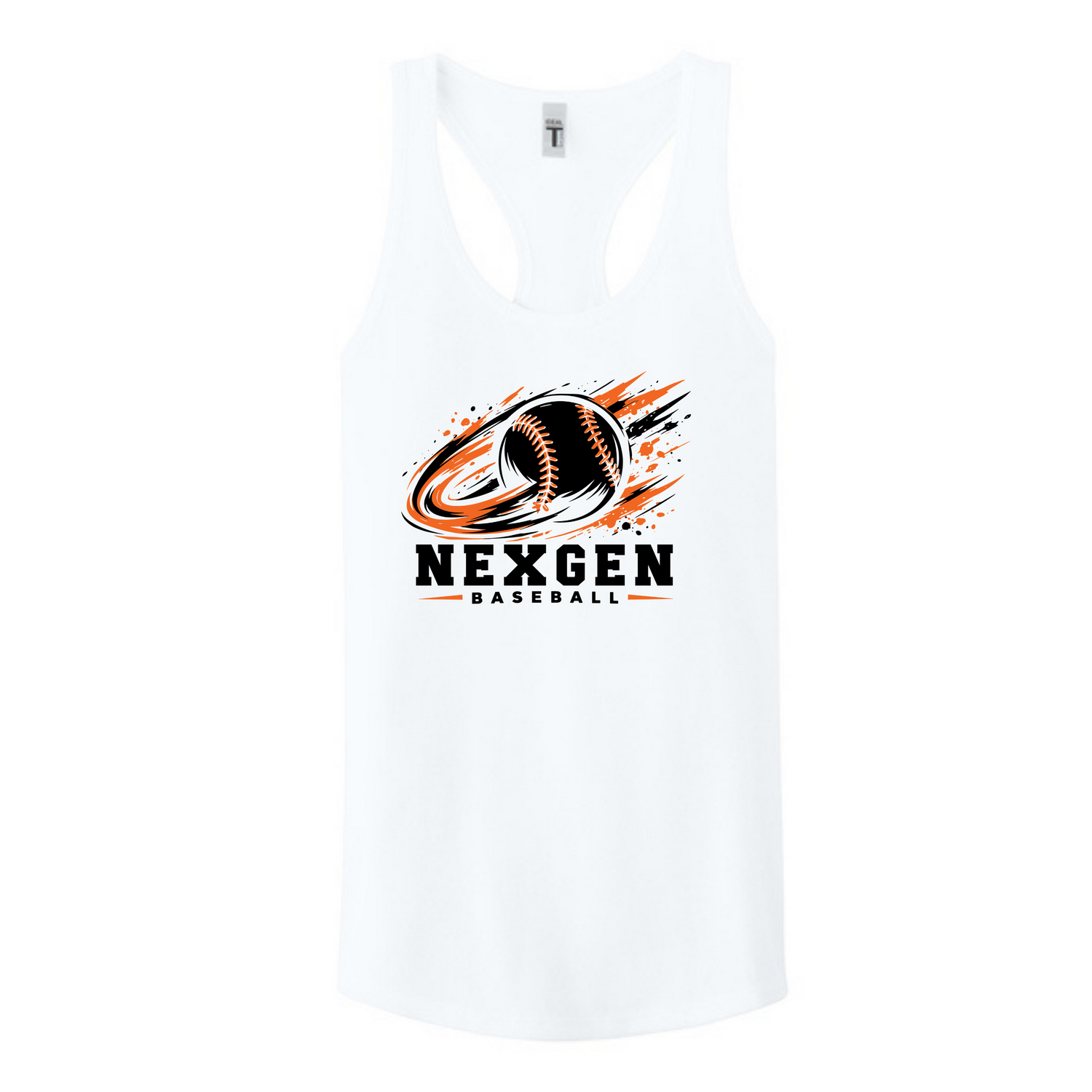 Nexgen Baseball Swoosh 50/50 blend Racerback Tank Top (11u)