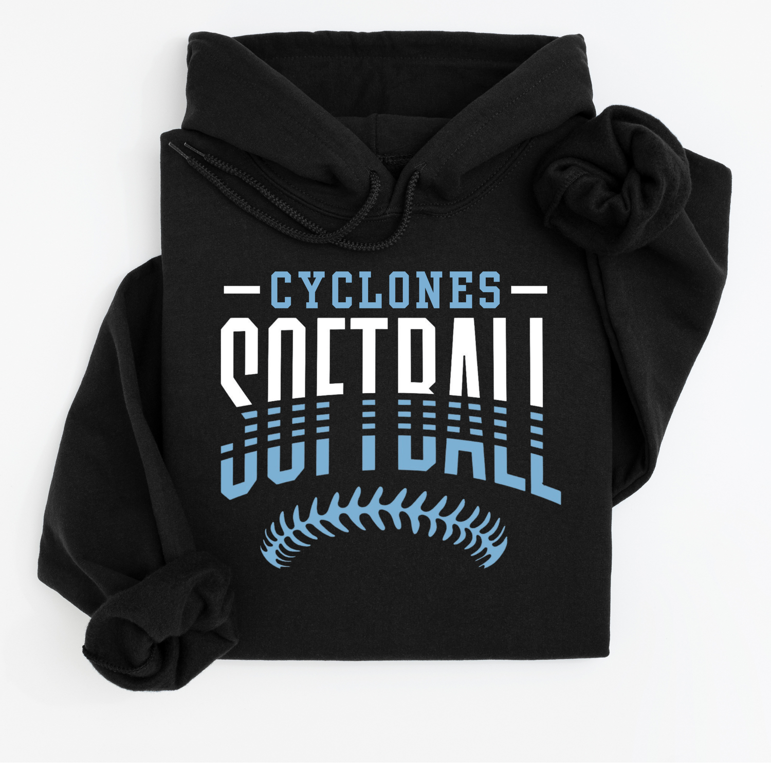 Cyclones Softball -Seams underneath